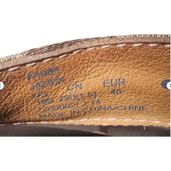 Coach Wedge Thong Sandals Jaden Size 10 Y2K Brown - Picture 9 of 10